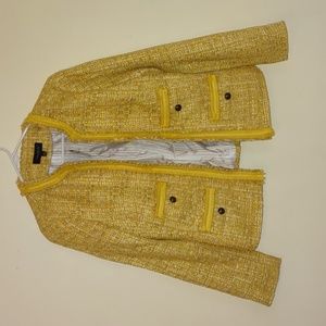 Yellow Tweed Blazer